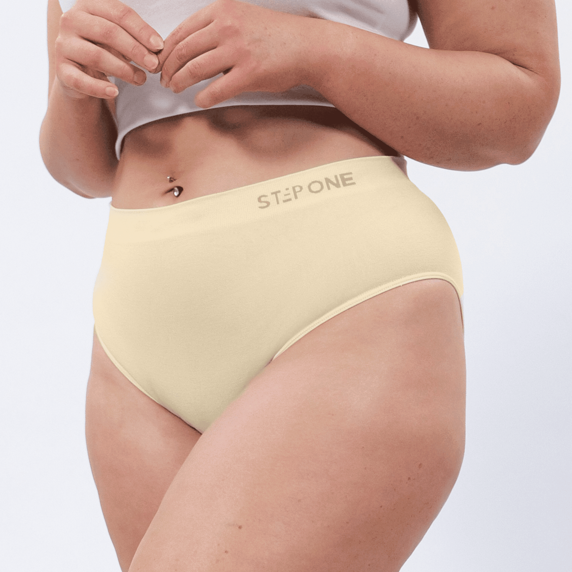 Women's SmoothFit Full Brief - Chic Champagne - Model - #size_2XL