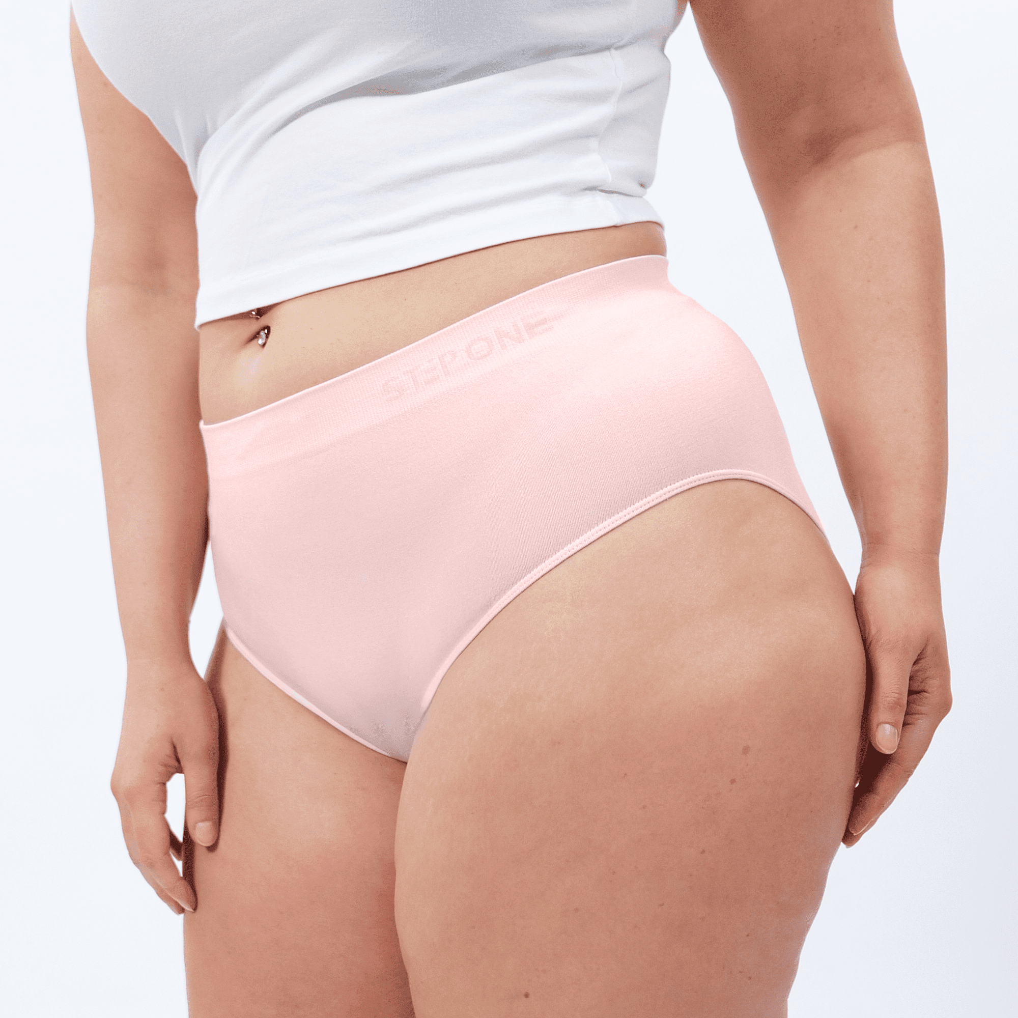 Women's SmoothFit Full Brief - Rose All Day - Model - #size_2XL