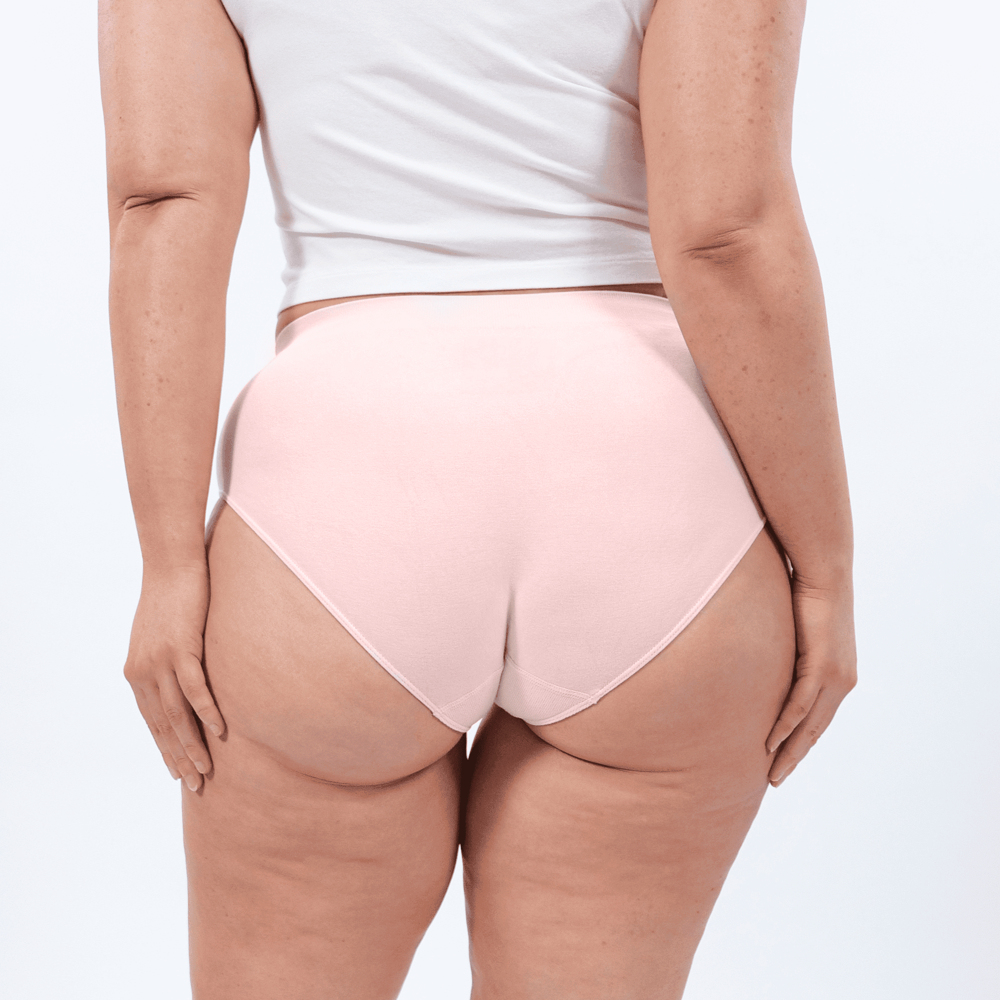 Women's SmoothFit Full Brief - Rose All Day - Model - #size_XL