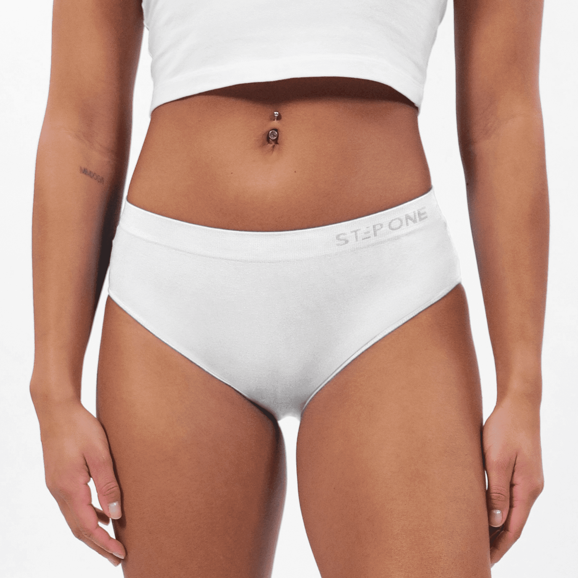 Women's SmoothFit Bikini Brief - Pina Colada - Model - #size_Medium