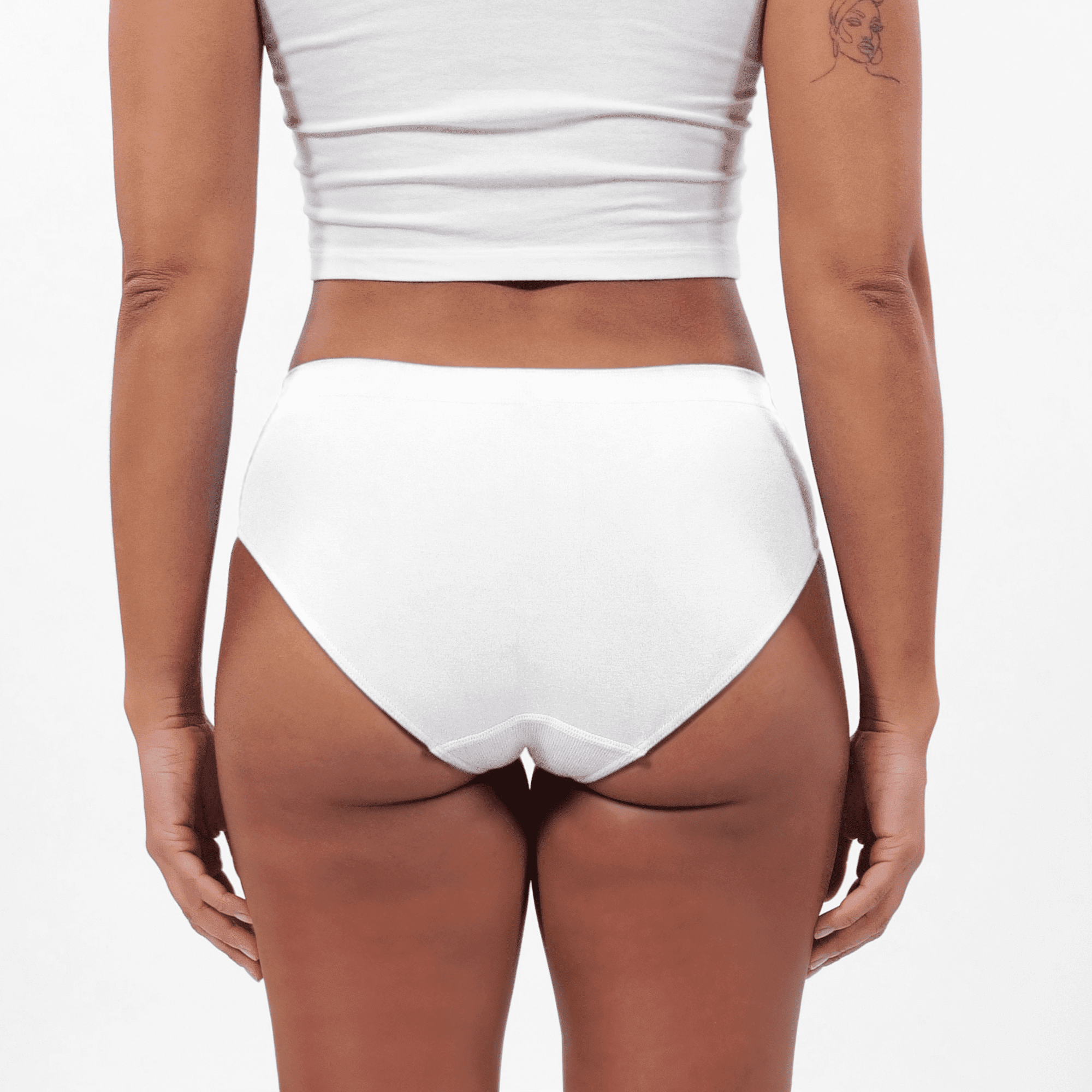 Women's Seamfree Bikini Brief - Piña Colada - Model - #size_Medium