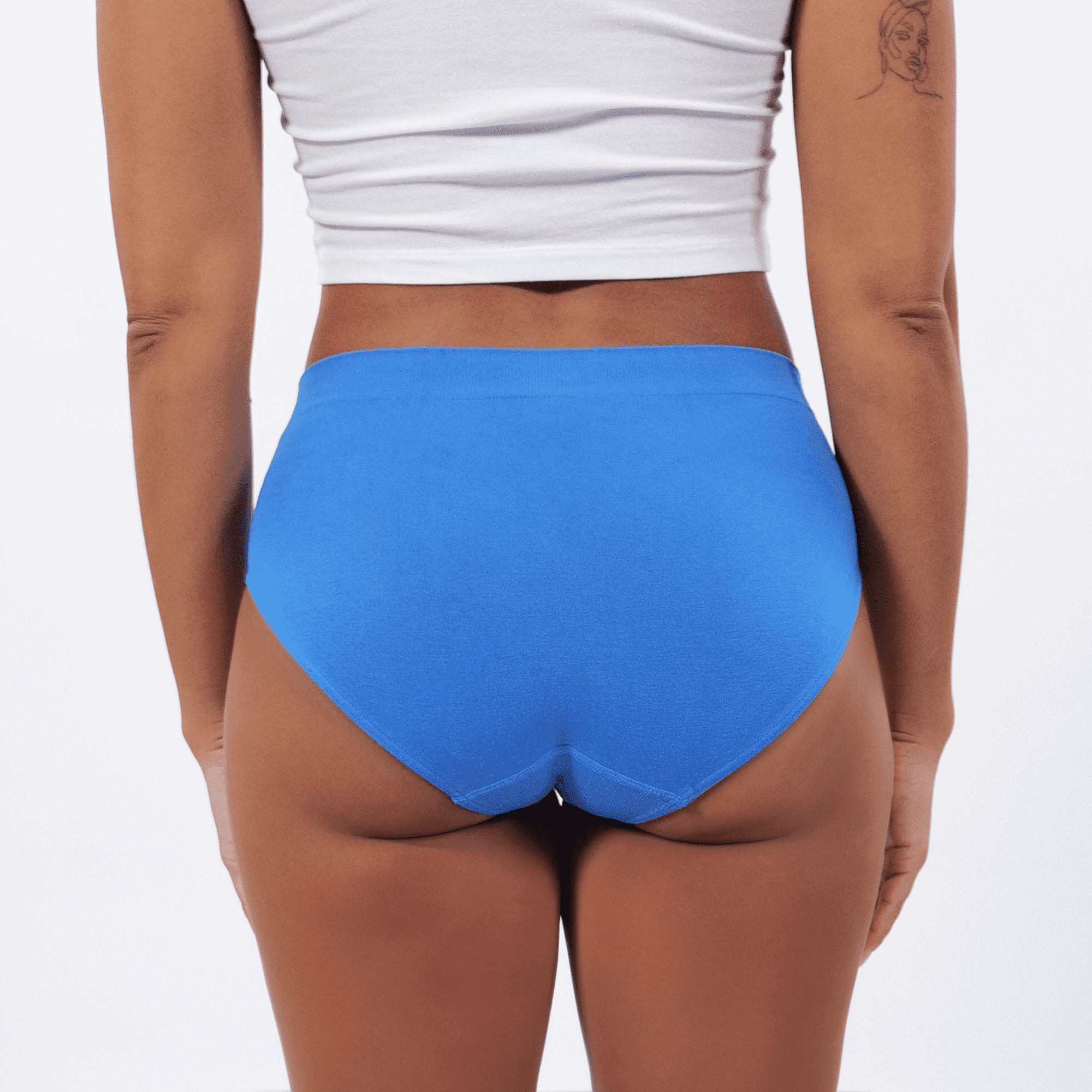 Women's SmoothFit Full Brief - Blue Lagoon - Model - #size_Large